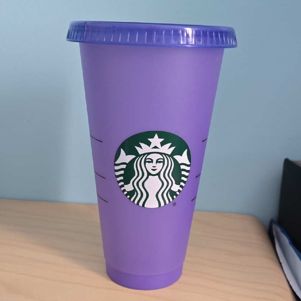 Starbucks Lavender Tumbler with Iconic Logo